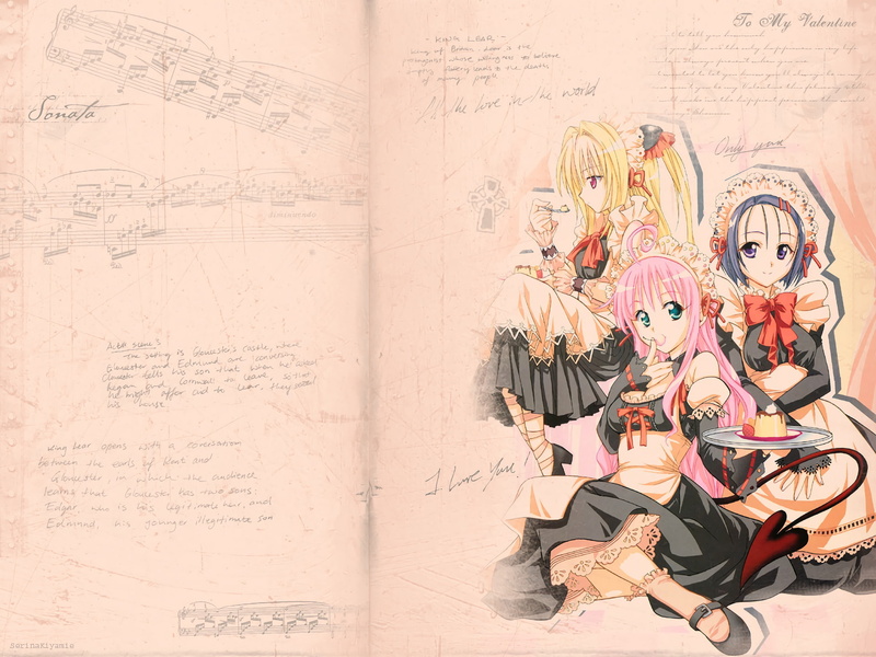 Haruna Sairenji, Lala Satalin Deviluke, Golden Darkness, To Love-Ru, 1080P, Anime