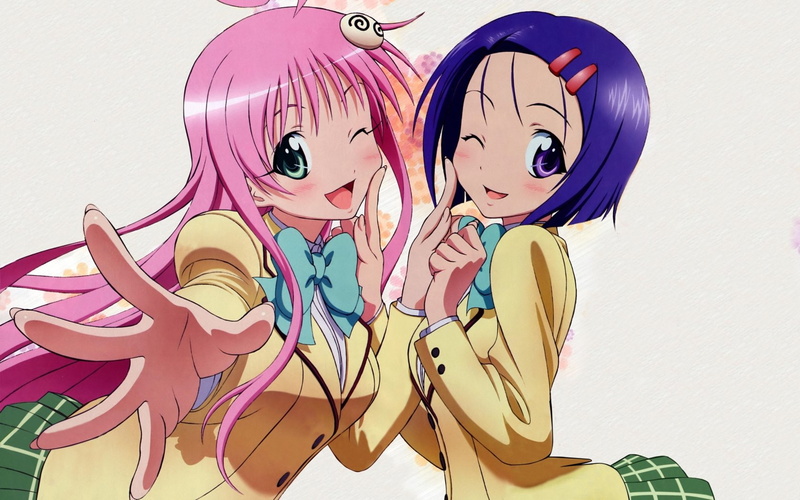 720P, sairenji, deviluke, lala, haruna, love, satalin