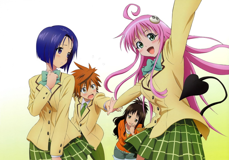 lala, haruna, school, love, deviluke, yuuki, background, girls, simple, manga, uniforms, anime, sairenji, 5K, mikan, rito, satalin