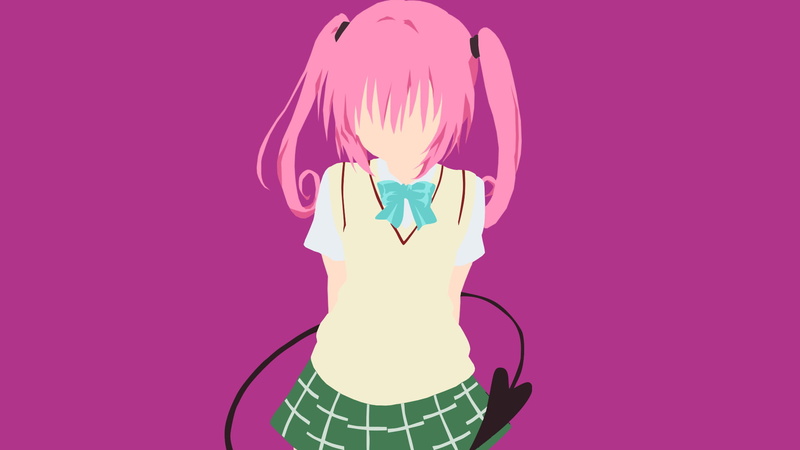 Nana Aster Deviluke, Minimalist, To Love-Ru, Anime, 1080P