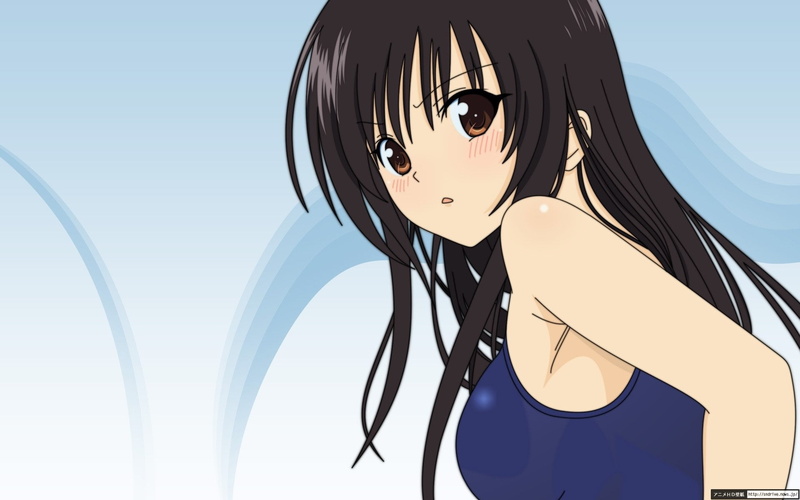 focus on foreground, low angle view, metal, outdoors, close-up, Anime, blue, leisure activity, Yui Kotegawa, representation, sky, 1080P, day, nature, To Love-Ru