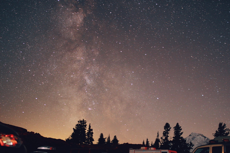 star - space, plant, nature, milky way, sky, tranquility, scenics - nature, galaxy, night, 5K, stargaze, space, astronomy, dark, star field, tree, stars