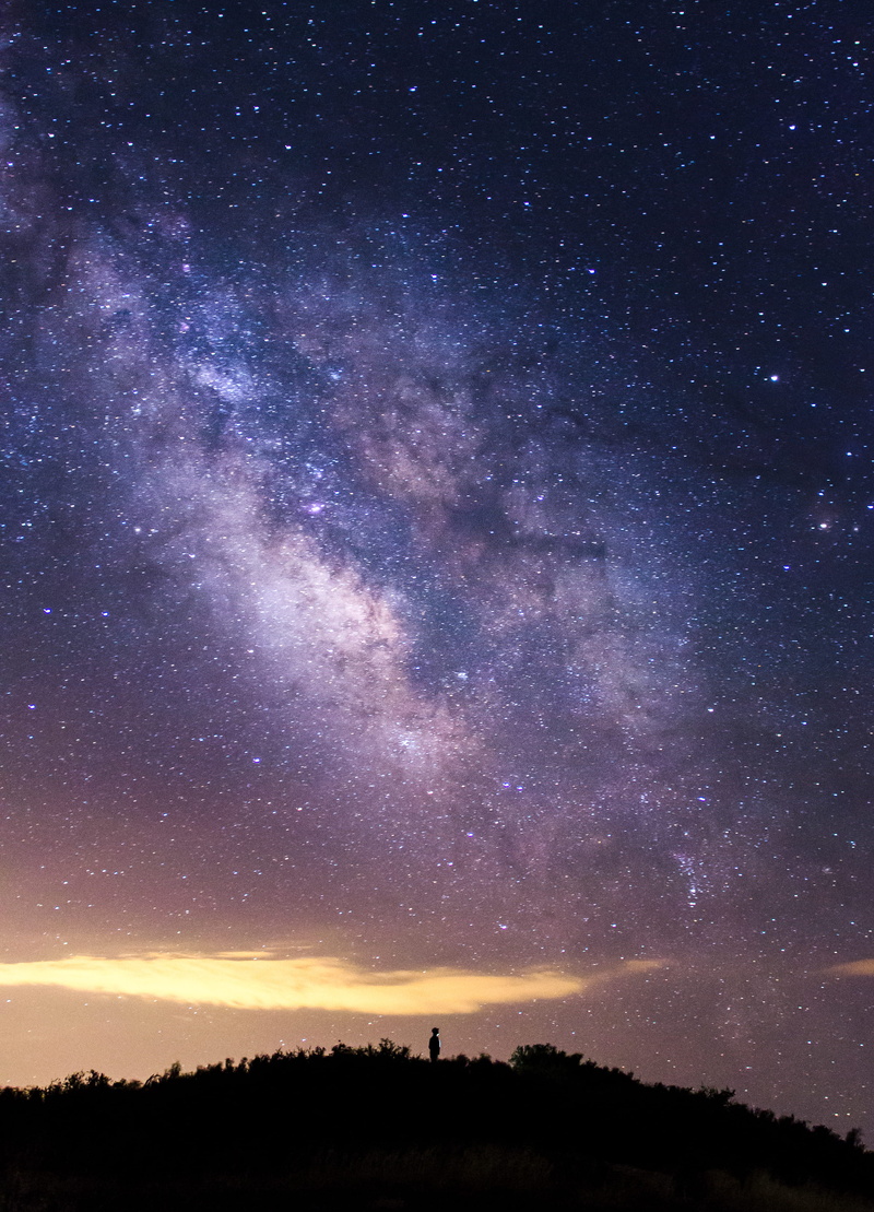 silhouette, star field, central californium, sky, star, santa barbara, dark, landscape, purple, blue, beauty in nature, environment, stargazing, star - space
