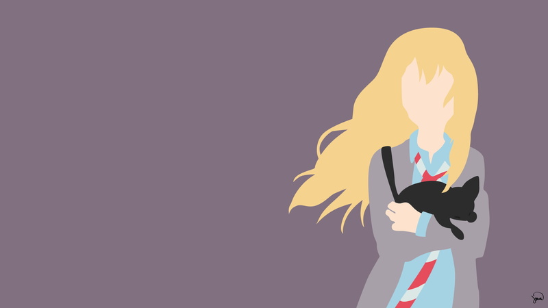 men, Shigatsu wa Kimi no Uso, copy space, mammal, emotion, indoors, 1080P, anime girls, standing, Miyazono Kaori, representation, studio shot, creativity
