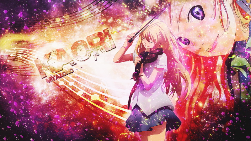 Miyazono Kaori, night, 1080P, people, digital composite, arts culture and entertainment, anime, city, dancing, adult, street, women, fun, enjoyment, purple