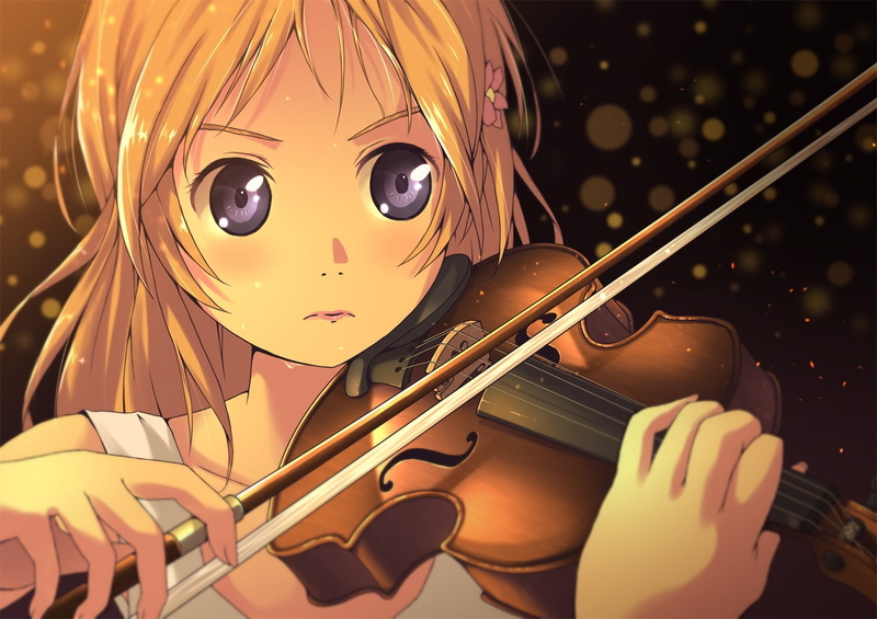 Miyazono Kaori, 720P, violin, Shigatsu wa Kimi no Uso, anime girls
