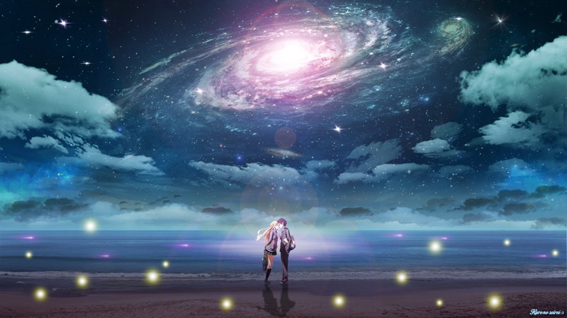 Your Lie in April, Kousei Arima, Kaori Miyazono, Anime, 1080P