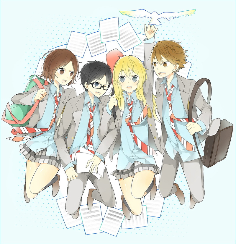 your, kimi, adventure, manga, sawabe, 720P, tsubaki, series, lie, arima, ryouta, kaori, piano, 1yourlie, kosei, watari, april, kousei, uso, shigatsu, miyazono