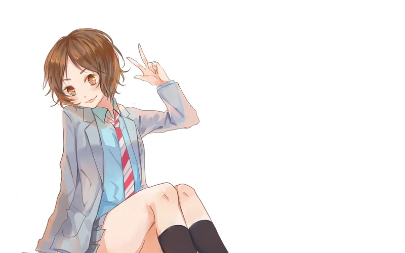 Your Lie in April, Anime, Tsubaki Sawabe, 1080P