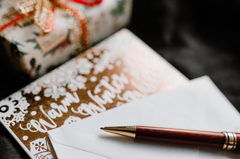 white color, focus on foreground, fountain pen, december, text, pen, art and craft, 4K, mery christmas, luxury, pattern, wishing card, close-up, christmas