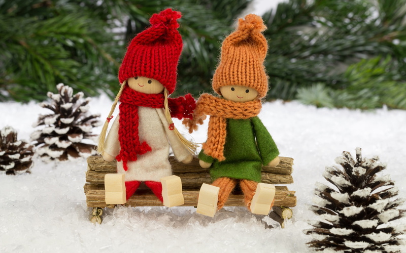 Snow, Toys, Decoration, Merry, 2K, Christmas