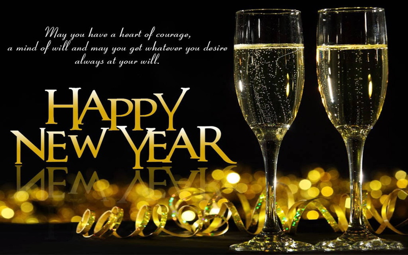 happy, christmas, card, 2K, glasses, champagne, new, greeting, year, full, merry, hd