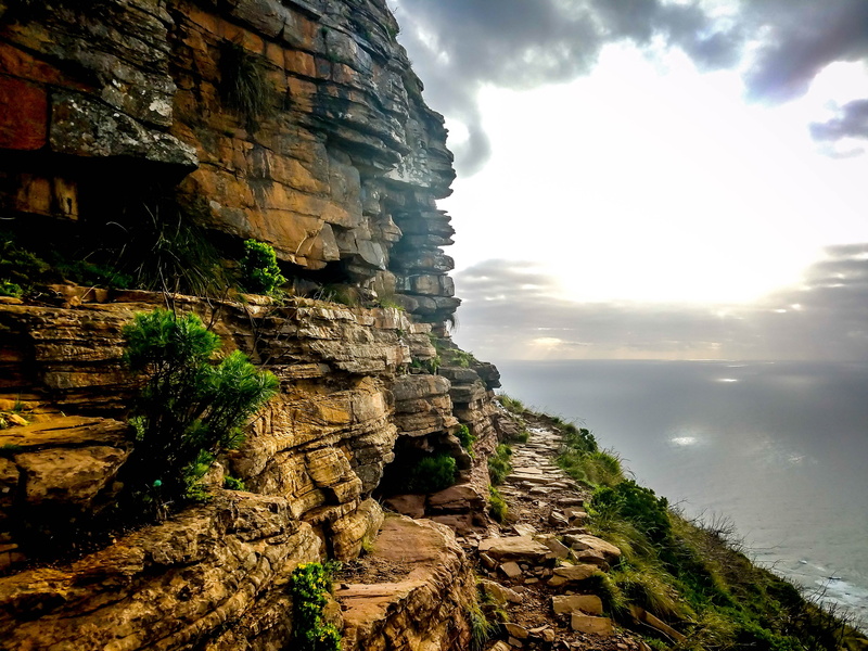 outdoors, sky, cliff, solid, 4K, cloud - sky, south africa, no people, nature, cape town, rock - object, rock formation, tranquility, scenics - nature