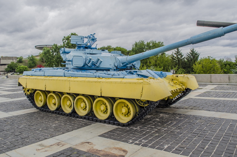 day, ukraine, blue, weapon, sky, no people, military, museum, nature, mode of transportation, conflict, protection, safety, exhibit, kiev, tank, security