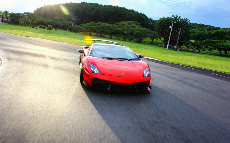 LP570-4, red, 1080P, Lamborghini, Super Trofeo Stradale, Gallardo