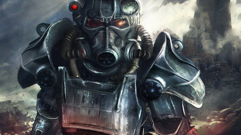 Brotherhood of Steel, power armor, Fallout 3, 1080P