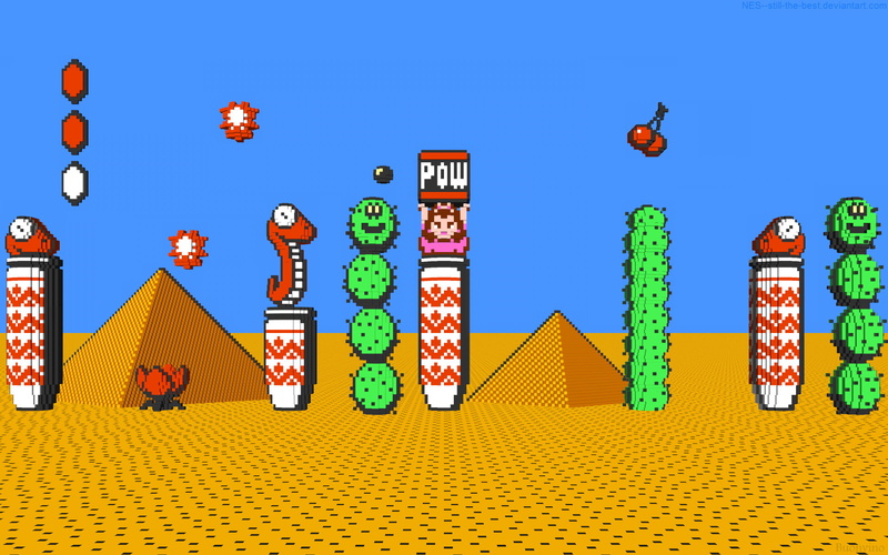 Super Mario Bros. 2, 1080P, Mario