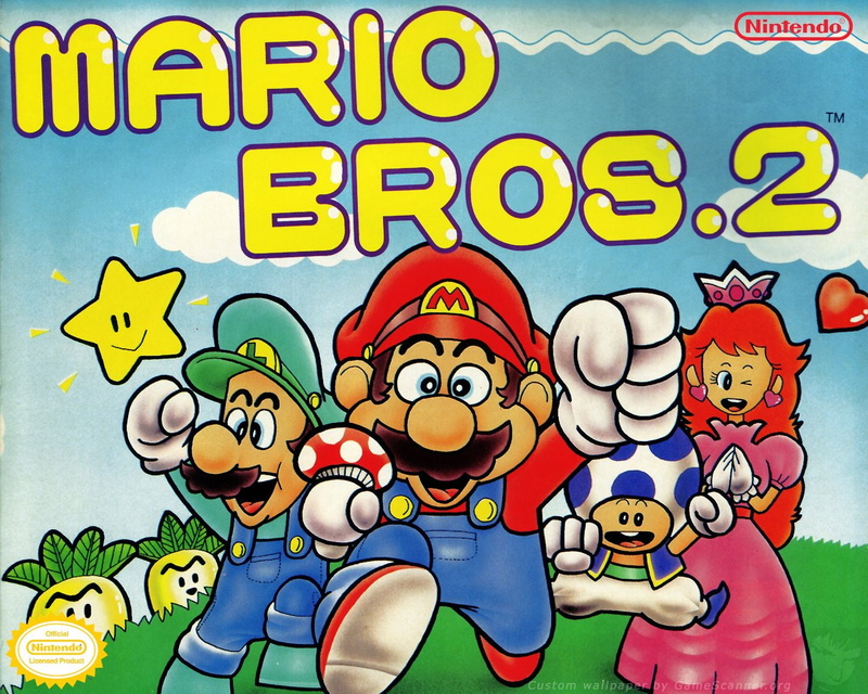 Princess Peach, 720P, Toad (Mario), Mario, Super Mario Bros. 2, Luigi