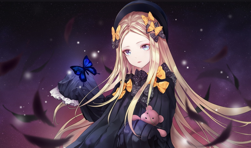 night, 2K, feathers, girl, Fate / Grand Order, The destiny of a great campaign