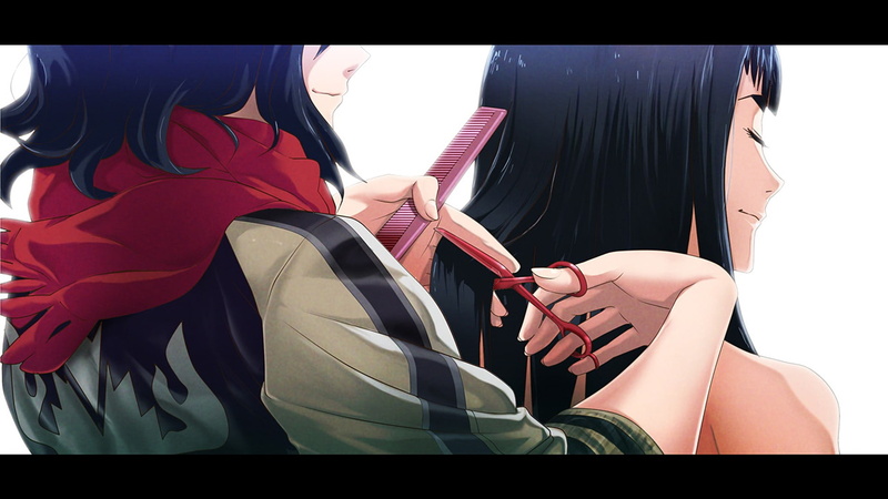 Kill la Kill, anime girls, sitting, lifestyles, leisure activity, beauty, women, fashion, 1080P, short hair, Kiryuin Satsuki, beautiful woman, black hair