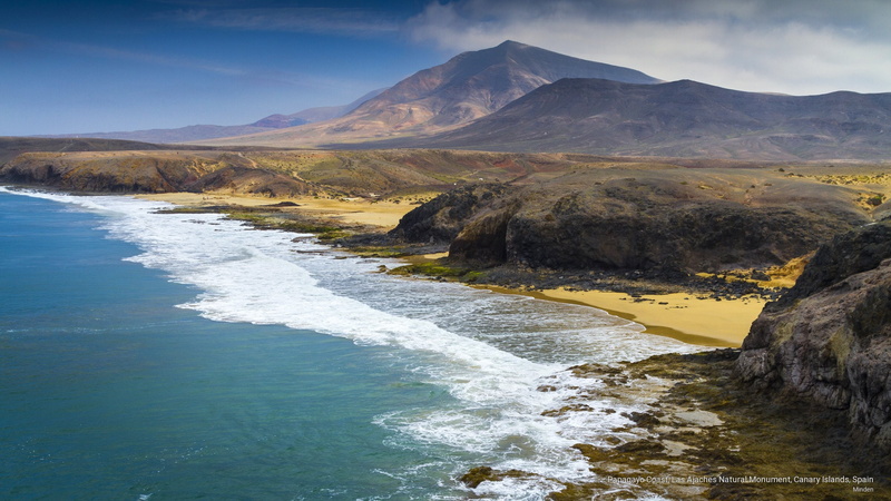 islands, canary, 2K, Europe, papagayo, ajaches, natural, coast, spain, las, monument