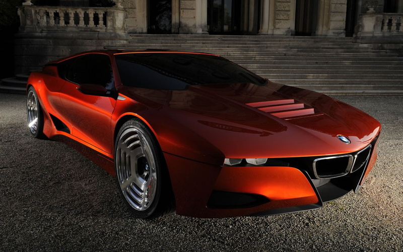 concept, car, cars, 720P, m, red, homage, auto, hd, art, BMW