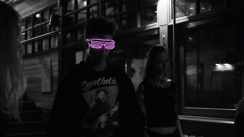 adult, casual clothing, architecture, glasses, two people, lifestyles, wearing, pink, couple, 4K, lights, hairstyle, woman, jacket, color, emotion, road
