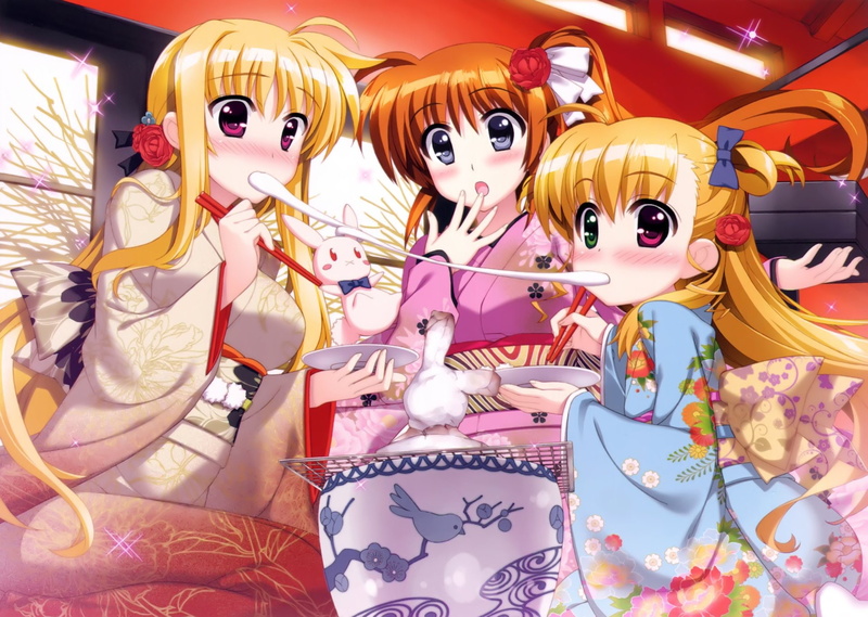 Nanoha Takamachi, Vivio (ViVid Strike!), ViVid Strike!, Sacred Heart, Anime, 1080P, Fate Testarossa
