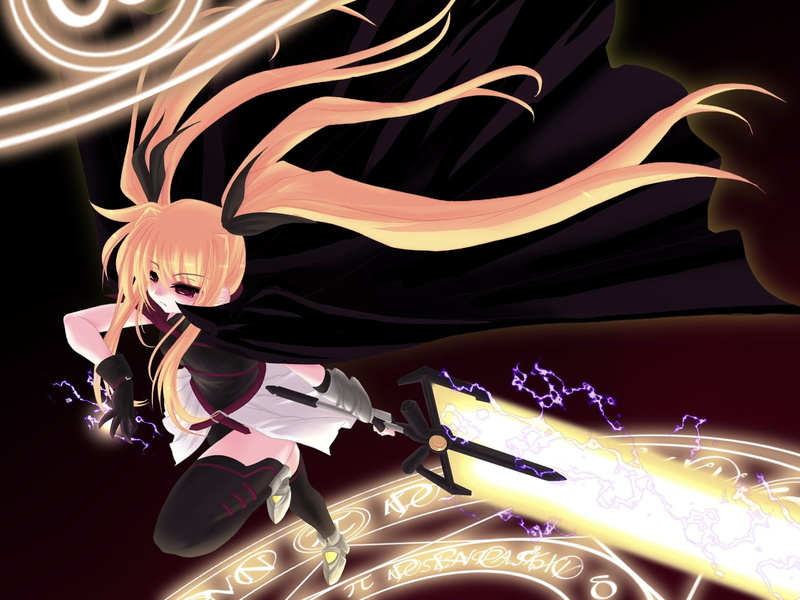 testarossa, mahou, nanoha, shoujo, lyrical, fate, 720P