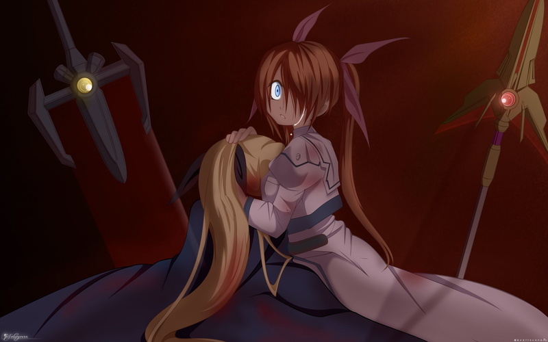 2K, girl, magical, lyrical, nanoha, fate, testarossa