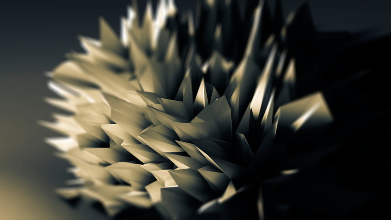 dark, 1080P, three-dimensional Shape, artwork, sharp, fragility, creativity, selective, vulnerability, art, paper, digital art, illustration, spike, art and craft