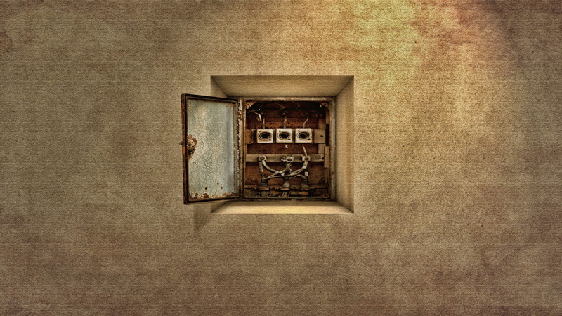 dirty, wall, no people, outdated, 2K, old, house, wall - building feature, outdoors, letter, wood - material, the electrical control, window, close-up