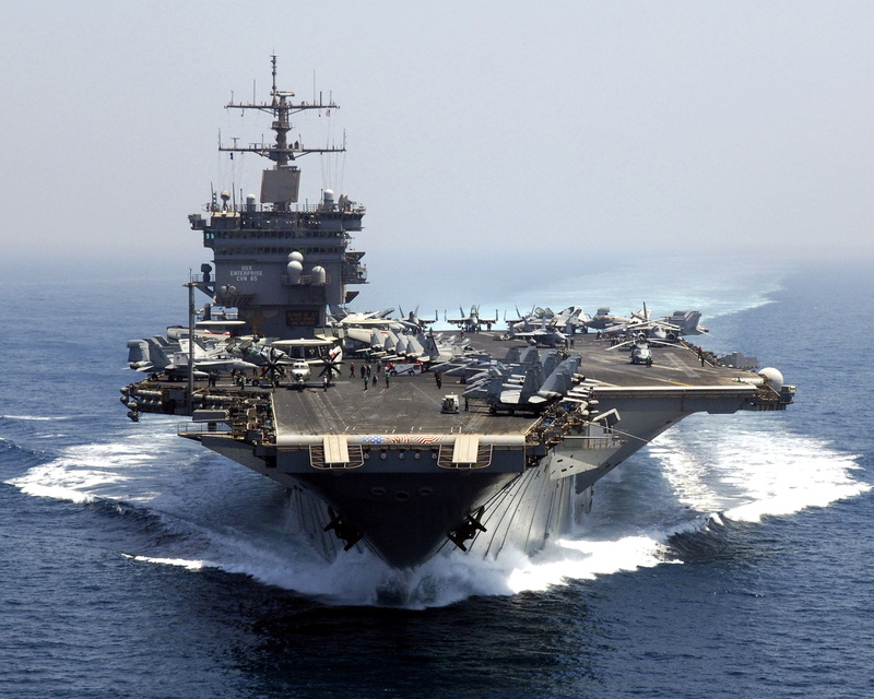 military training, nature, business, 1080P, nautical vessel, motion, ship, military, USS Enterprise (CVN-80), day, industry, Warships, aggression, water