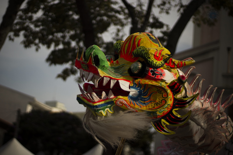focus on foreground, architecture, festival, close-up, art and craft, colorful, 4K, sculpture, japanese tradition, nature, chinese dragon, craft, creativity