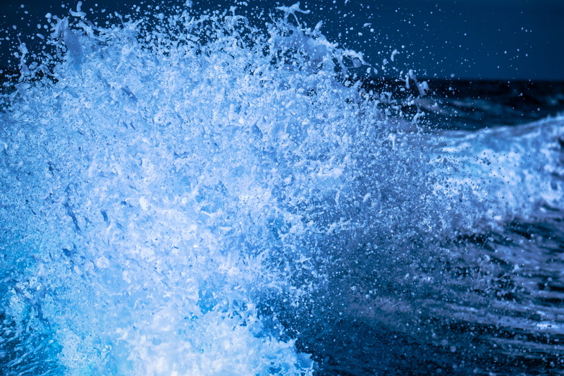 texture, 5K, no people, ocean, snow, transportation, cold temperature, purity, breaking, river, ice, beauty in nature, wave, sea waves, blue, close-up