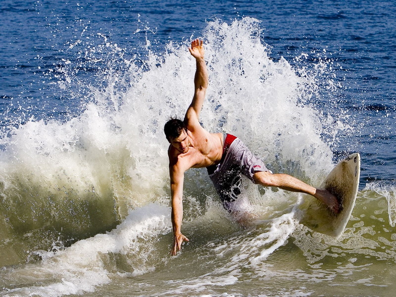 human body part, white, beach, limb, sea, one Person, extreme, travel, action, surfing, surfboard, splashing, jumping, effort, blue, healthy Lifestyle