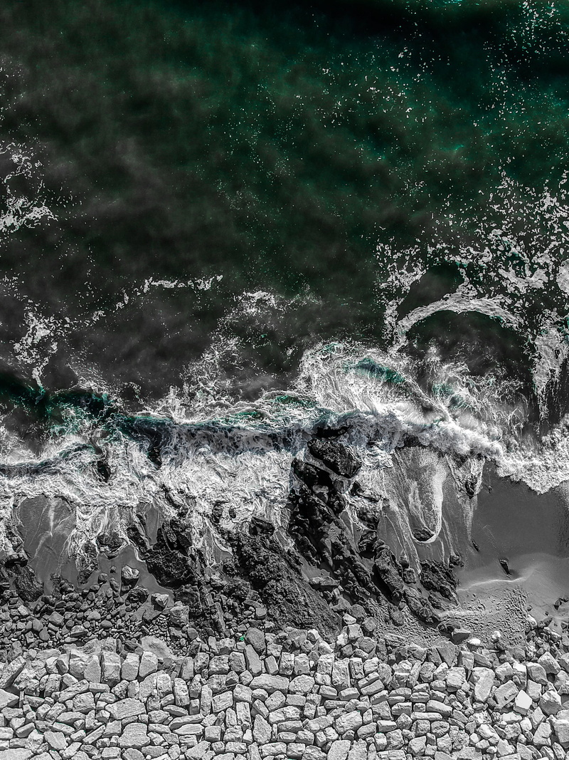 portugal, water, abstract, beauty in nature, outdoors, pattern, aerial, non-urban scene, dji, growth, splashing, nature, land, wave, beach, buarcos, blurred motion