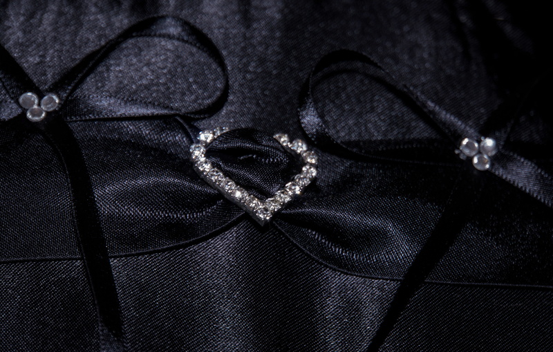 black color, marry, tissue, directly above, heart, ribbon, gloss, full frame, greeting card, warm clothing, indoors, ring pillow, no people, engagement