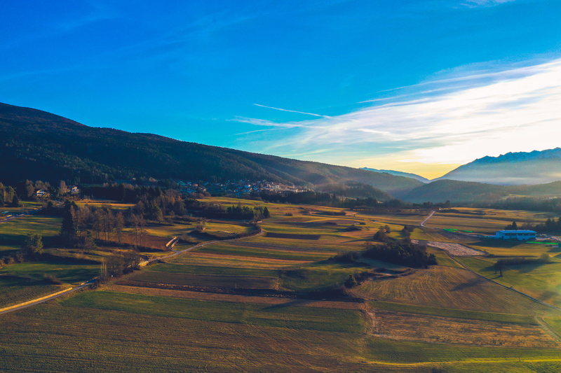 cavereno, drone, environment, forest, sun, beauty in nature, mavicpro, outdoors, cavareno, rolling landscape, 5K, no people, landscapes, cloud - sky, landscape