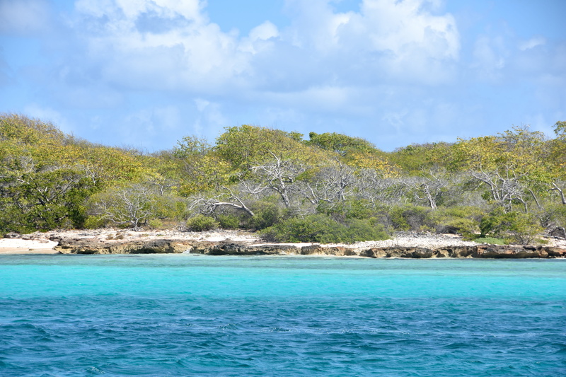 day, blue sea, Guadeloupe, Small, water, cloud - sky, sky, travel Destinations, summer, island, beauty In Nature, no People, lagoon, coastline, landscape
