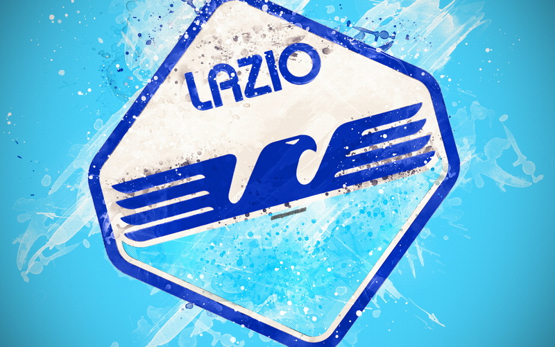 Logo, S.S. Lazio, 4K, Soccer