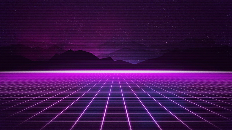 4K, 4K, Retrowave, lines, Purple