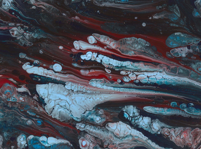 beauty in nature, nature, pattern, art and craft, abstract, textured, multicolored, environment, design, multi colored, 4K, paint, water, close-up, paintings