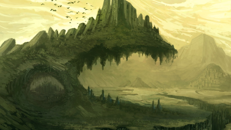 plant, paintings, tranquil scene, sky, tourism, art images, tranquility, scenics - nature, 2K, chracters, anime photos, idyllic, reflection, drawing artworks