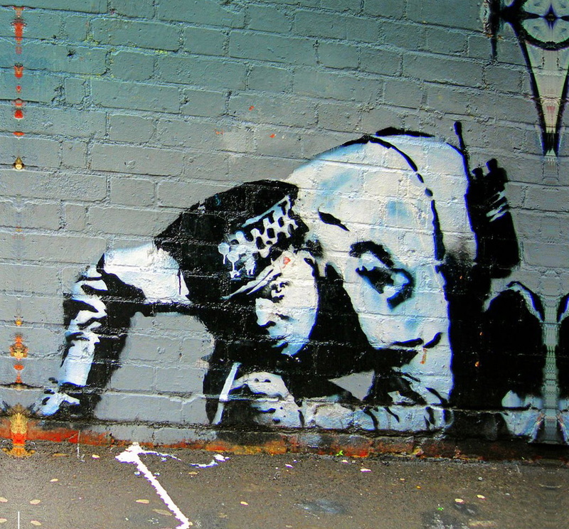 480P, street art, art and craft, graffiti, no people, outdoors, sidewalk, wall, retro images, drawing artworks, vintage wallpaer, hd images for desktop