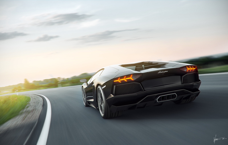curve, outdoors, traffic, Blik, land Vehicle, new, mode of Transport, car, cloud - sky, 5K, luxury, Lamborghini, sport, modern, no People, technology