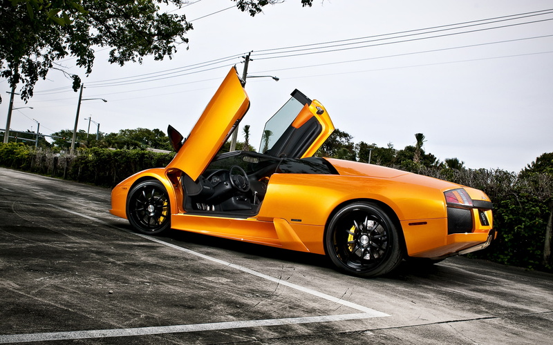 lambo-door, lamborghini, murcielago, 2K