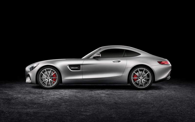 2K, vehicle, Mercedes-AMG GT, car, simple background