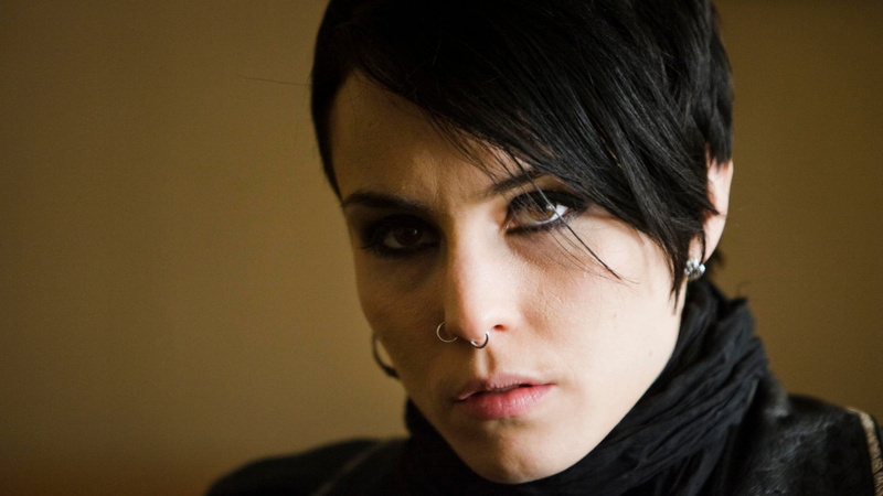 dark hair, adult, black hair, sadness, close-up, hair, short hair, human body part, Noomi Rapace, headshot, portrait, looking at camera, body part, human face