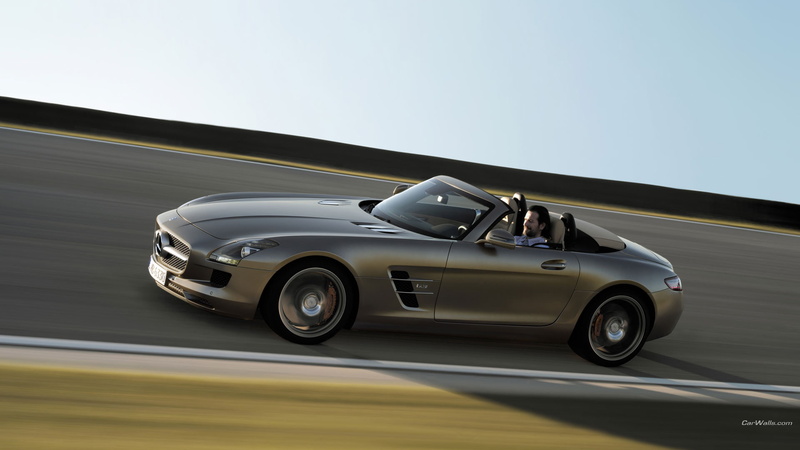 cars, 1080P, sls, hd, gullwing, mercedes